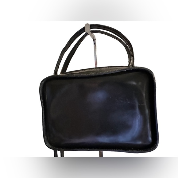 GUCCI VINTAGE EUC BLACK PATENT LEATHER MINI BAG W/COA - Picture 11 of 11